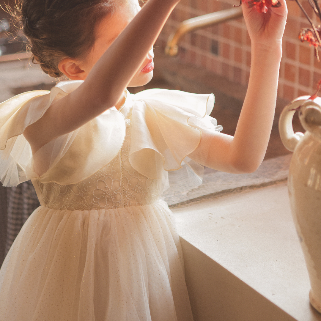 Velvety Pearl Dress