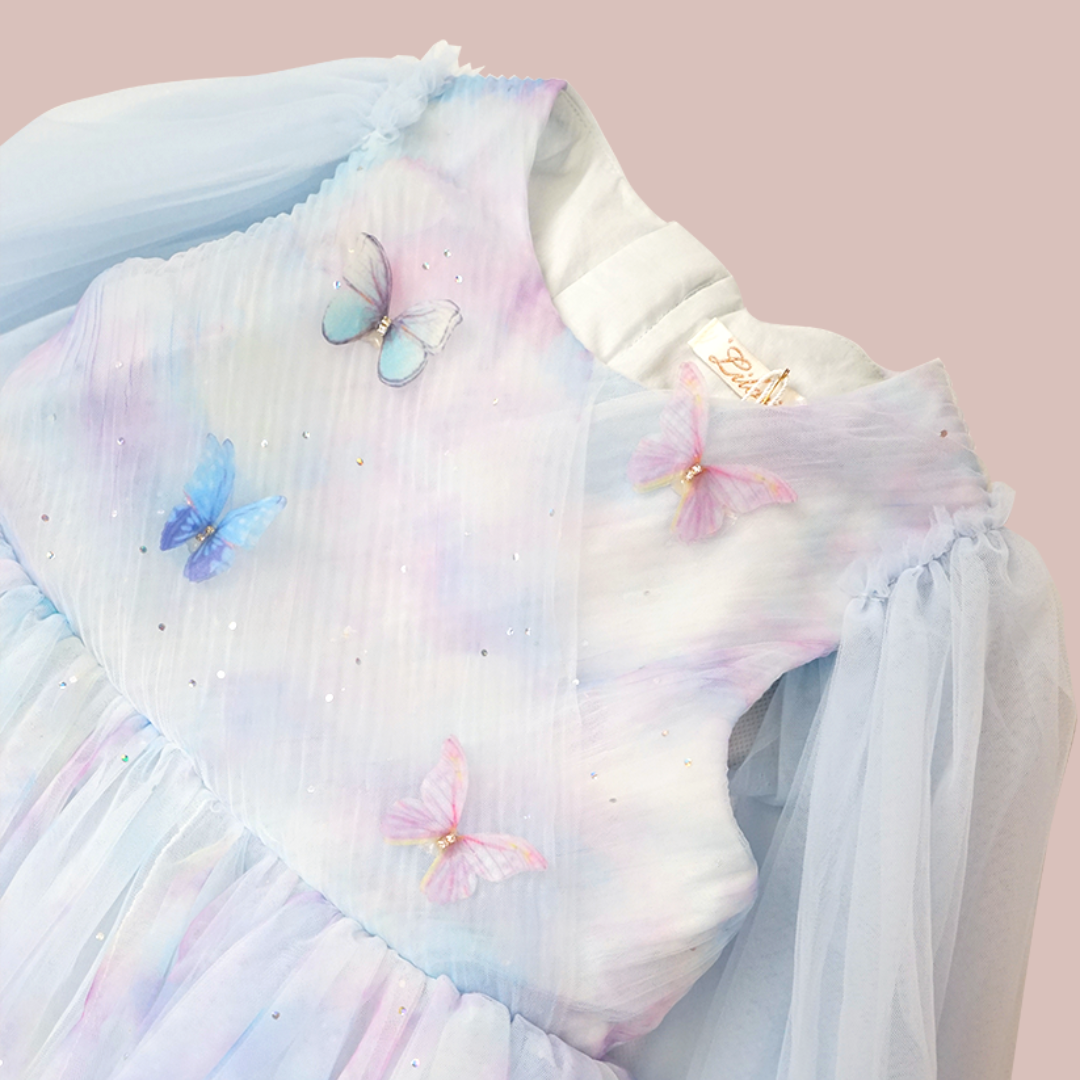 Bleu de France Butterfly Fairy Dress