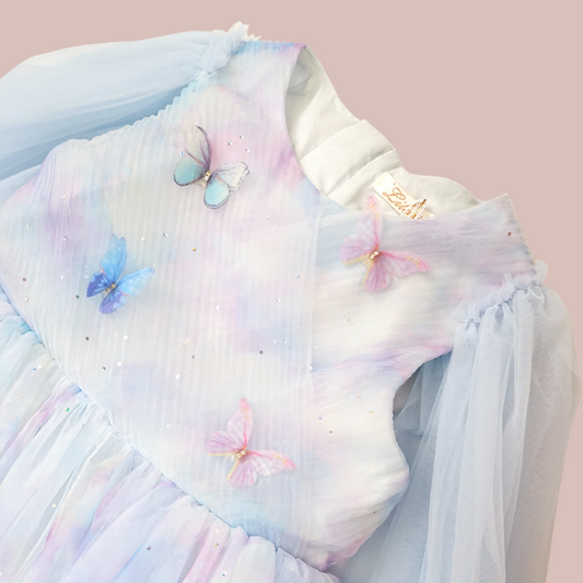 Bleu de France Butterfly Fairy Dress