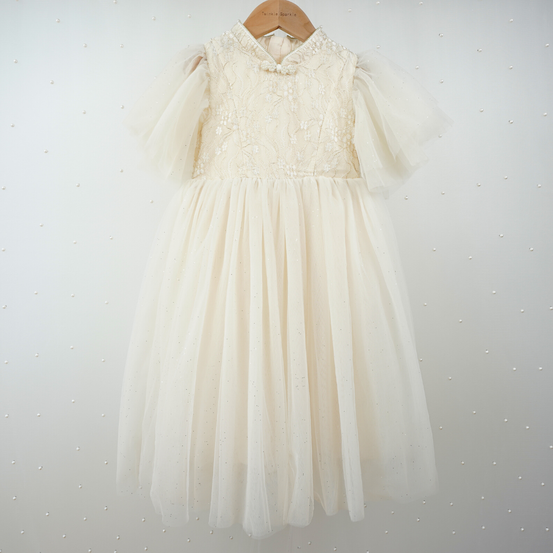 Shimmer Ivory Dress