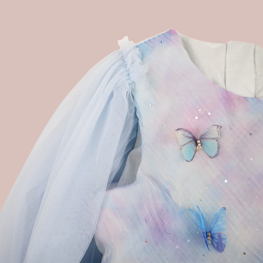 Bleu de France Butterfly Fairy Dress