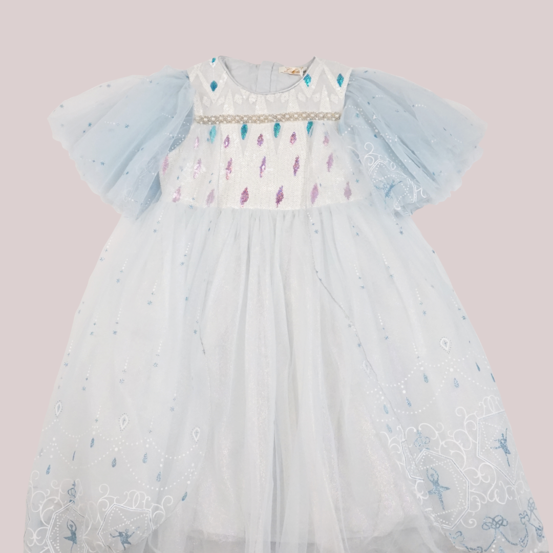 Diamond Blue Princess Dress